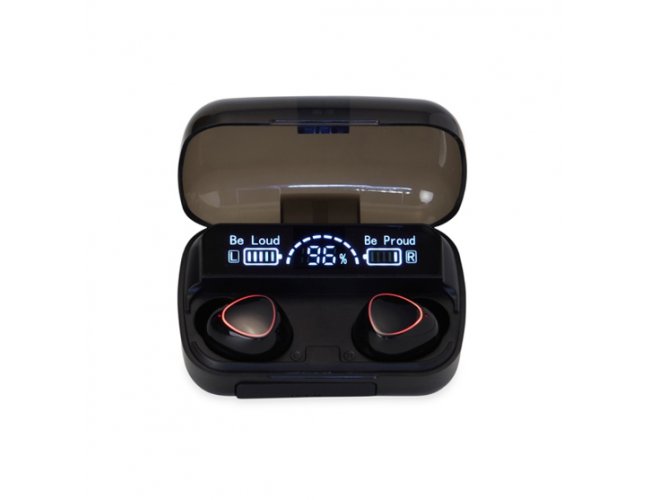 Fone de Ouvido Bluetooth Touch com Case Carregado