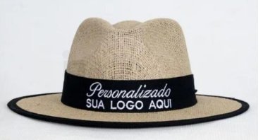 Chapéu Panamá em Juta Personalizado