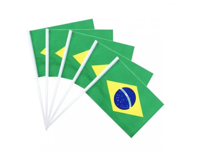 Bandeira Do Brasil Com Haste